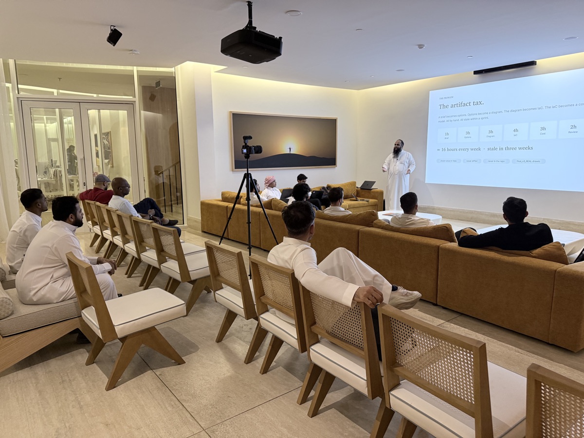 Photo from First .NET Riyadh meetup